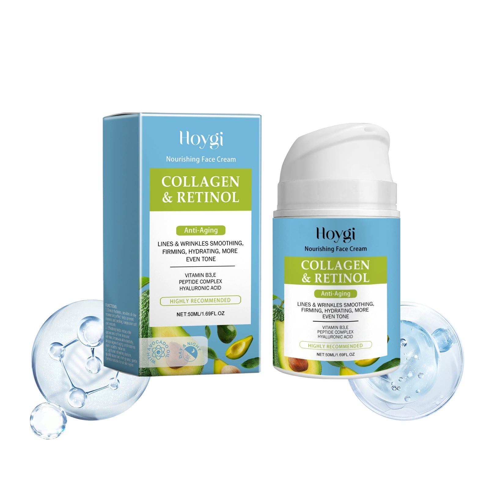 Collagen Facial Moisturizing Cream For Hydration