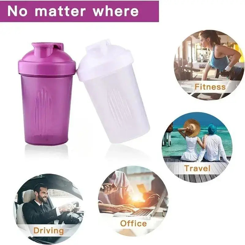 400ml BPA-Free Leakproof Protein Blender Shaker